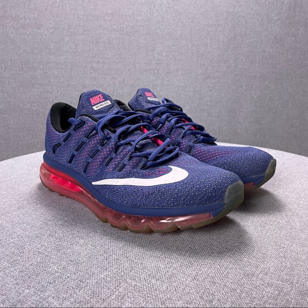 Nike Air Max 2016 Running Shoes 806772-502 Purple Pink Womens Size 10.5